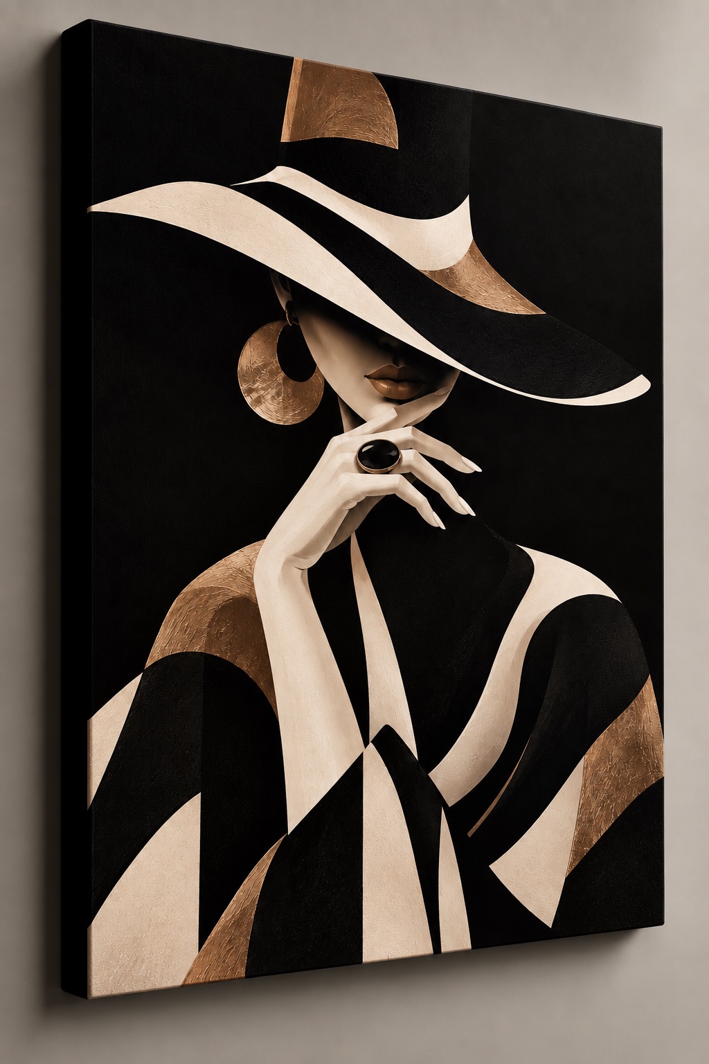 two women on canvas